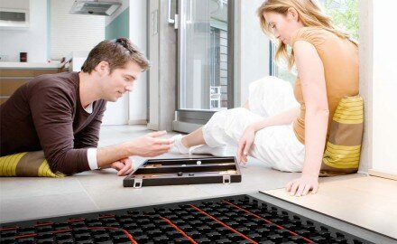 Обогрев помещения системой